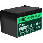 Green Cell AGM 12V 12Ah Battery VRLA Lead Battery Lead Battery Replacement Battery Gel Battery Battery Cycle Resistant Unmanned Toys, Electric Toys, Alarm, Emergency Power, Childrens Vehicles, Childrens Quad, Bl