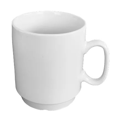 Jin bo yang Чаша порцелан 8x6, 5xh9, 2cm 300ml БЯЛА (stackable) (HY-A-209) (010743)