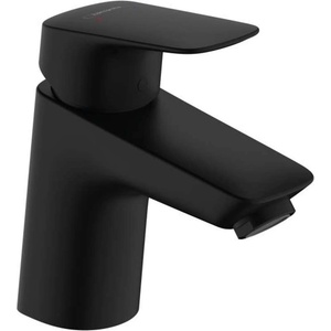 Hansgrohe Logis - Смесител за умивалник с изпускателен клапан Push-Open, EcoSmart, матово черно 71077670 (71077670)