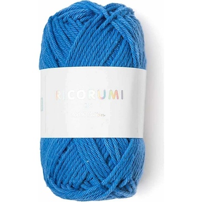 Rico Design Bavlnená háčkovacia priadza Ricorumi dk odtieň 032 modrá - 1 ks