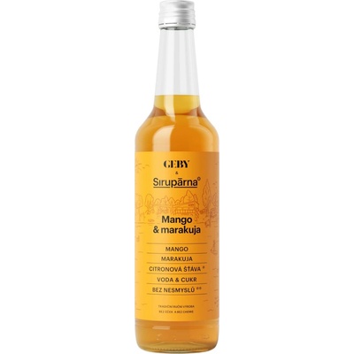 Sirupárna Domácí Mango & Marakuja Sirup 0,5 l