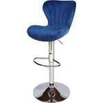 Bogdan Furniture Am Бар стол Калипсо-19 кадифе -тъмно син
