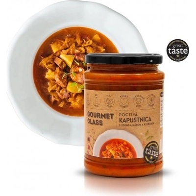Hotovky z plechovky Poctivá Kapustnica s údeným mäsom a klobásou 600 ml