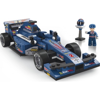 Sluban B0353 Formule F1 Racing Car Modrá 257 ks
