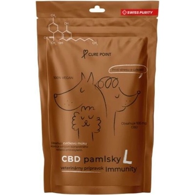 CURE POINT CBD Immunity pro velké psy (L) 100 g