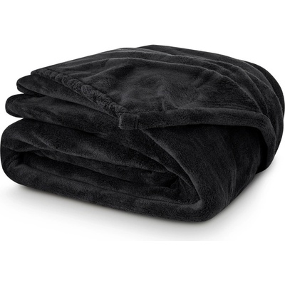 BedTex Deka mikroplyš Čierna 150 x 200