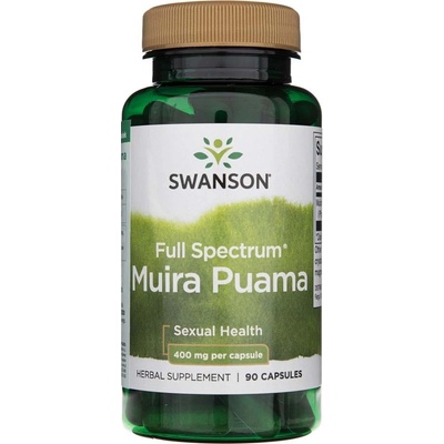Swanson Muira Puama s plným spektrom 400 mg 90 kapsúl