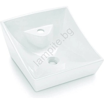 Bathco 4002 - Мивка за плот SORIA 40x41 cm порцелан/бяла (BO0027)