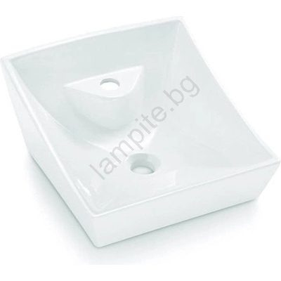 Bathco 4002 - Мивка за плот SORIA 40x41 cm порцелан/бяла (BO0027)