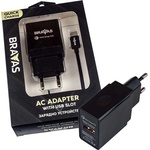 BRAVAS Зарядно устройство BRAVAS USB Type A - Type C / Quick Charge 3.0 / Сертифицирано