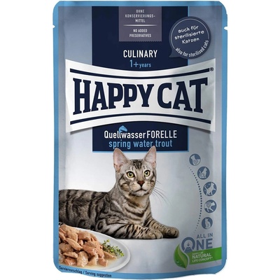 Happy Cates Meat in Sauce Culinary Quellwasser Forelle 85 g
