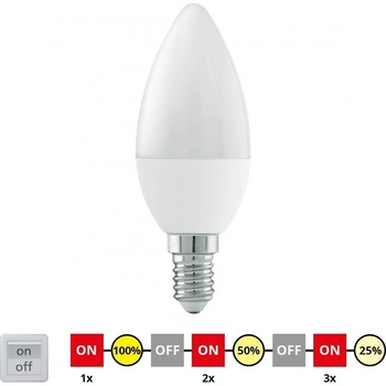 Eglo Stmívatelná LED žárovka E14 6W 11582 denní bílá