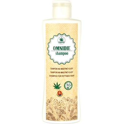 Bigbio Omnidie konopný šampón na mastné vlasy 200 ml