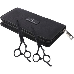 Olivia Garden SilkCut PRO Matt Black 6.50 Shear/6.35T EUR Thinner
