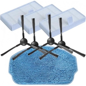 NipponCEC Cecotec Conga 999 Origin Genesis kartáče a filtry a mopovací textilie 8 ks