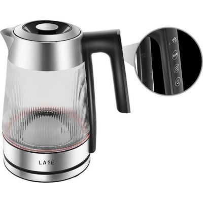 Lafe Crystal Glass strieborný/sivý