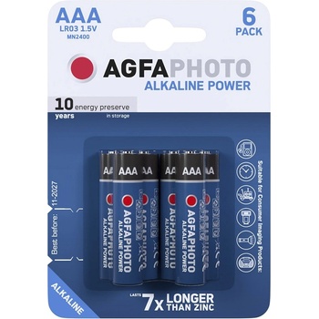 AgfaPhoto Батерия micro AGFAPHOTO AAA 6 броя (APAAAB6)