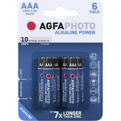 AgfaPhoto Батерия micro AGFAPHOTO AAA 6 броя (APAAAB6)