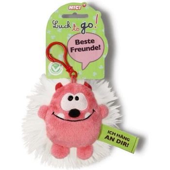 NICI Ключодържател Таласъм розово/бяло 10 см (37158)