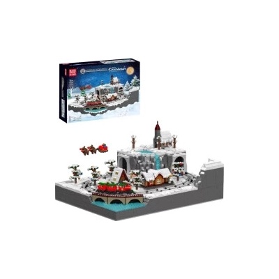 Mould King 12029 Vánoční vlak zázraků
