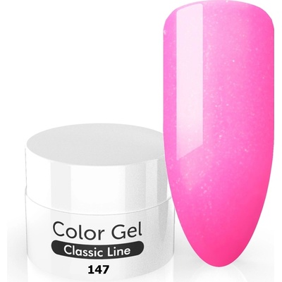 X Nails barevný UV gel Classic Line HOT PINK 5 ml