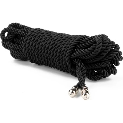 Въже за връзване, копринено гладко, 10 метра - Ebony Silky Rope Black (LVTOY00831)