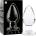 IBIZA Nebula Model 3 Anal Plug Borosilicate Glass 11x5cm Clear