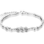 Silenti Jewelry Сребърна гривна "Импулс" - Лилав