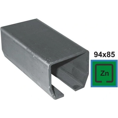Andelkovo Profil vodiaci spodný Zn, 94x85x5mm, L3m