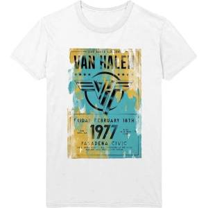 Van Halen Pasadena '77 White XL Риза (VHTS02MW04)