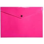 Biurfol Plastic briefcase for latch Neon A4 pink Biurfol (TK-NEON-A4-01)