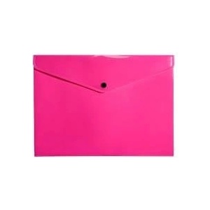 Biurfol Plastic briefcase for latch Neon A4 pink Biurfol (TK-NEON-A4-01)