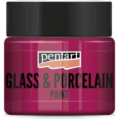 Pentart Farba na sklo a porcelán modrá 30 ml