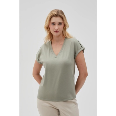 Moodo Зелена дамска риза тип "чино" Moodo Moodo | Zelen | ЖЕНИ | XS