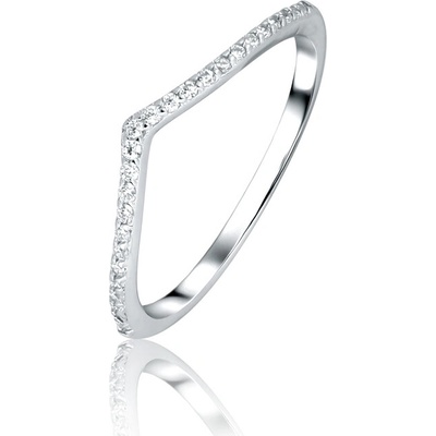 Strieborný prsteň JVD SVLR1266XK7BI