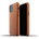 Mujjo Full Leather Case - кожен (естествена кожа) кейс за iPhone 12, iPhone 12 Pro (кафяв)