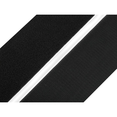 Stoklasa Suchý zip háček + plyš samolepicí šíře 80 mm Balení: 1 m, Varianta: černá černá