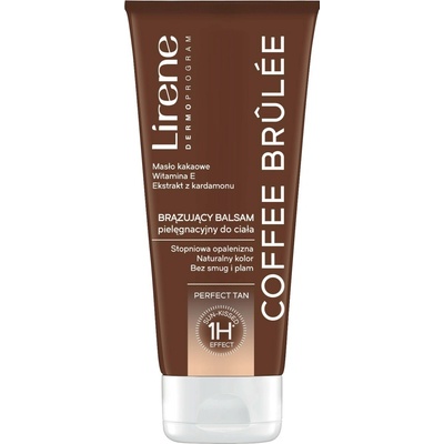 Lirene tělový pečující bronzující balzám Coffee Brulee 200 ml
