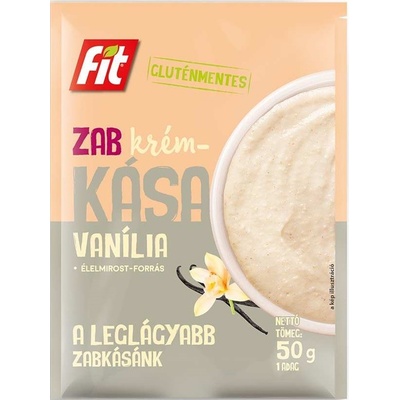 Fit Bezlepková Krémová ovsená kaša vanilková 50 g