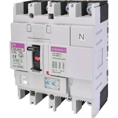Eti 4P 250A 25KA EB2 250/4L 004671076