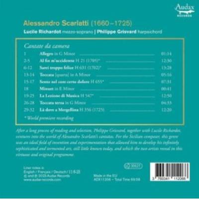 A. Scarlatti - Cantate Da Camera CD
