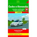 Mapa Česko a Slovensko