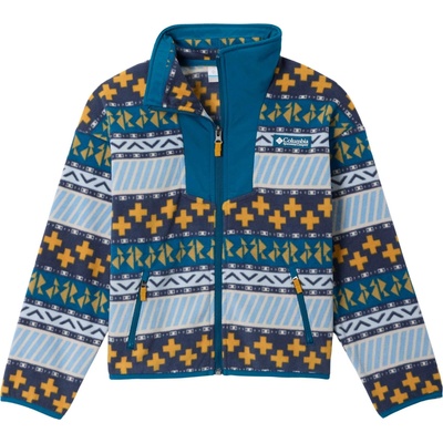 Columbia Sequoia Grove Printed Full Zip Fleece Modrá