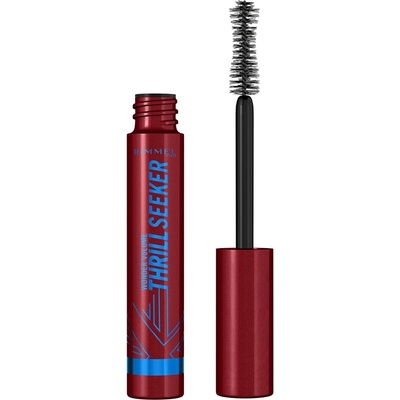 Rimmel Wonder'Volume Thrill Seeker Mascara Waterproof Black Řasenka pro objem a délku řas 8 ml