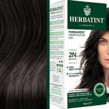 Herbatint permanentní barva na vlasy hnědá 2N 150 ml
