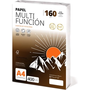 OFITURIA Copy Paper A4 160g/m2 400 Sheets Multipurpose Paper for Laser and Inkjet Printers Copier Office Supplies School Supplies Pack of 400 Sheets 160g - COM0573 (COM0573)