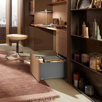 Blum K-Blum Legrabox zásuvka F 550mm/70kg Blumotion/TOB sivá skrutka