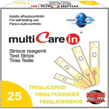 Image 1 of BSI Multicare Тест Ленти За Триглицериди 25 Бр