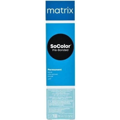 Matrix SoColor Pre-Bonded Blonde farba na vlasy UL-A+ Ultra Blonde Ash+ 90 ml