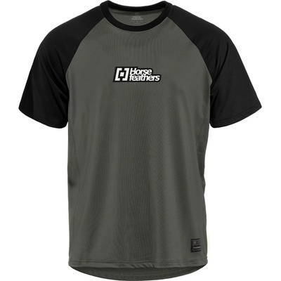 Мъжка фланелка с къс ръкав за колоездене Horsefeathers Spike Bike Jersey Cycling jersey - Chimera / Black - размер XL (056-3965-0114)
